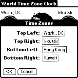 Time Zones Form